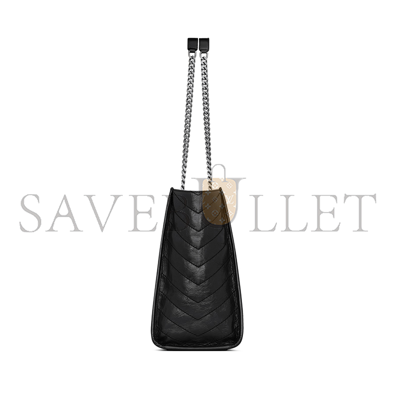 YSL NIKI SHOPPING IN VINTAGE LEATHER 8711510EN041000 (33*27*14cm)